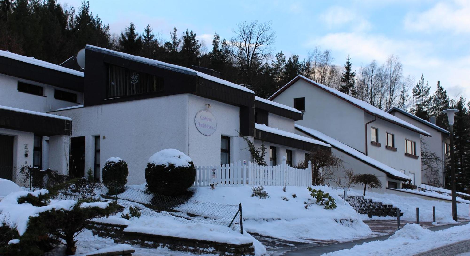 Gaestehaus Hochrhoenblick Schönau an der Brend Extérieur photo