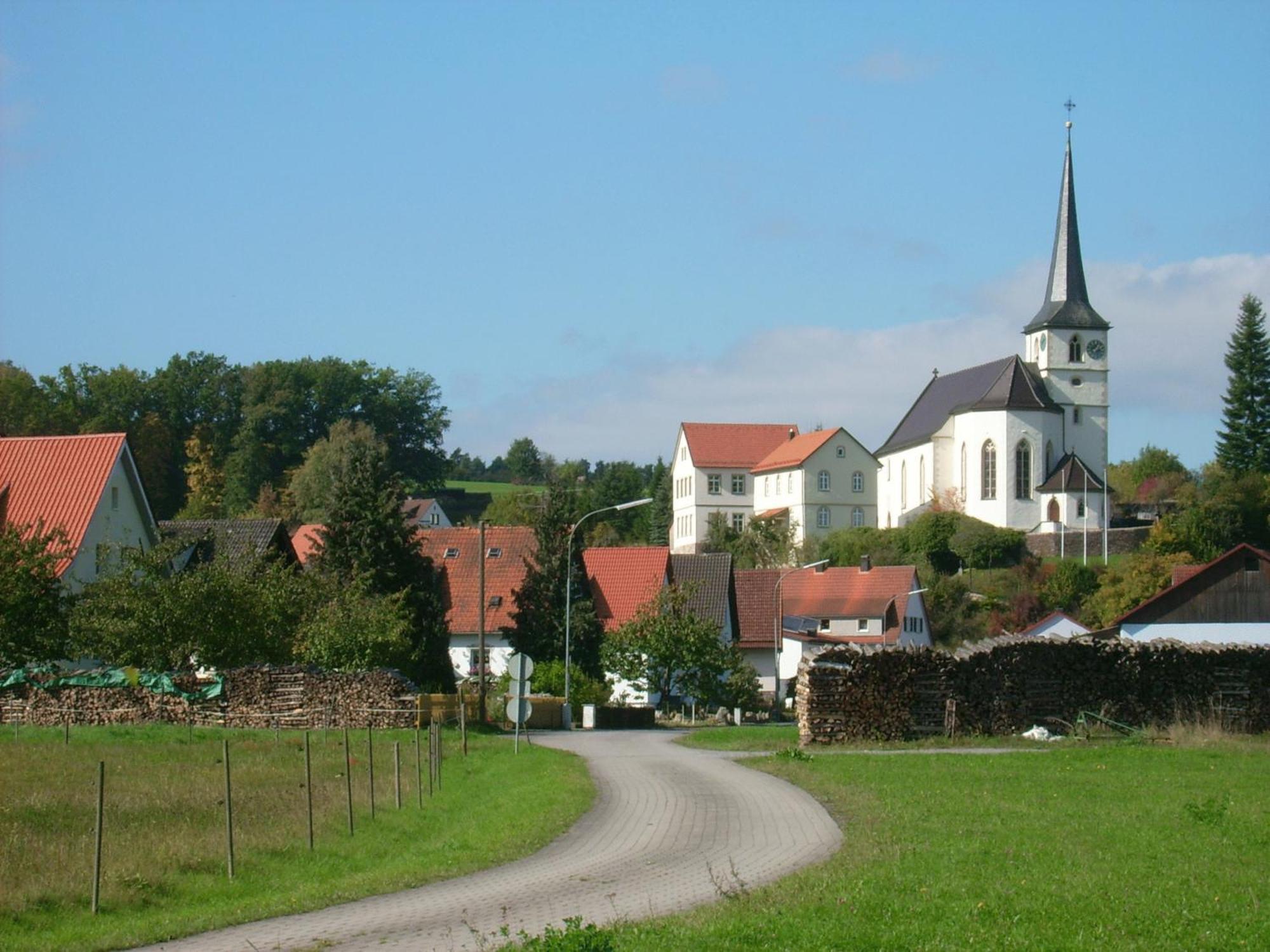 Gaestehaus Hochrhoenblick Schönau an der Brend Extérieur photo