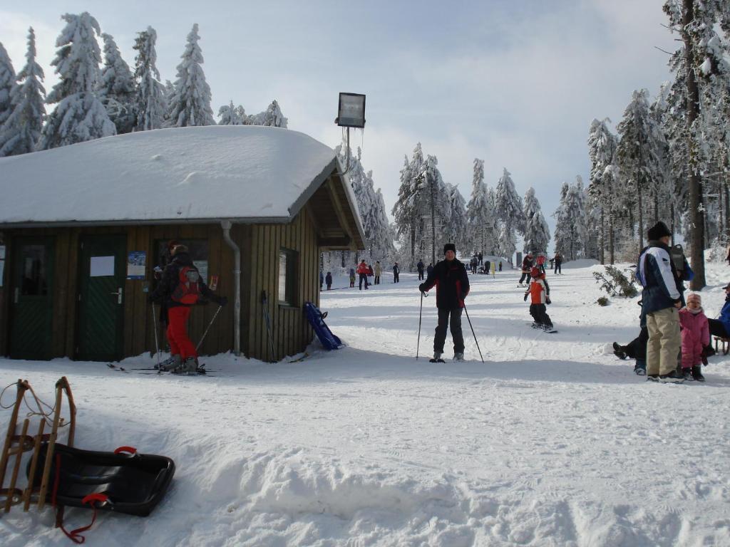 Gaestehaus Hochrhoenblick Schönau an der Brend Extérieur photo